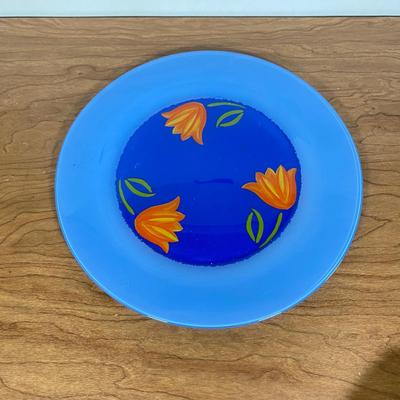 LOT 65D: Arcoroc Matys Hand Painted Tulip Mixed Set of Dishware