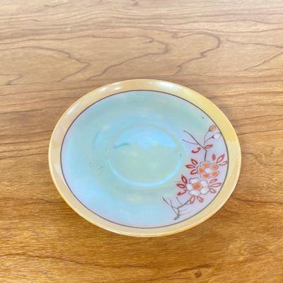LOT 68D: Vintage Hand-painted Japanese Lustreware Dishes