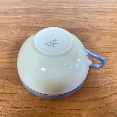 LOT 68D: Vintage Hand-painted Japanese Lustreware Dishes