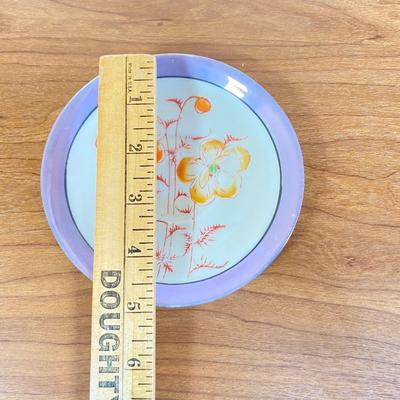 LOT 68D: Vintage Hand-painted Japanese Lustreware Dishes