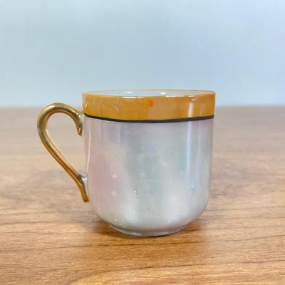 LOT 68D: Vintage Hand-painted Japanese Lustreware Dishes