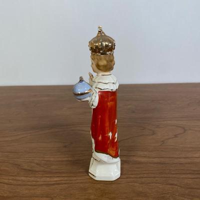 LOT 70D: Various Religious Memorabilia, including a Metal Shrine, Jesus on the Cross, and Porcelain Figurines