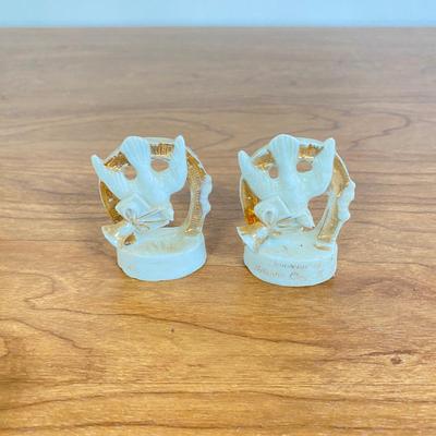 LOT 70D: Various Religious Memorabilia, including a Metal Shrine, Jesus on the Cross, and Porcelain Figurines