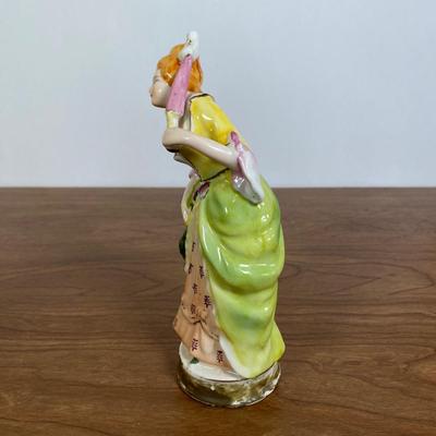 LOT 71D: Vintage Pair of Moriyama Occupied Japan Victorian Colonial Couple Figurines