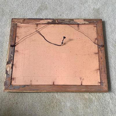 LOT 81 Z: Framed & Signed St. Peter's Basilica Colored Etching by Sziktay B.