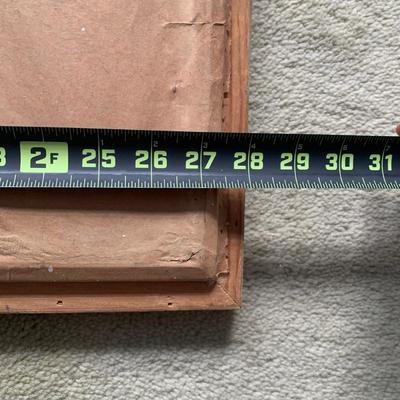 LOT 84 Z: Duo of Vintage Religious Canvas Lithographs in Gilded Frames