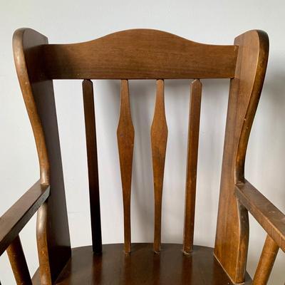 LOT 86 Z: 1983 Hedstrom Children's Wooden Highchair