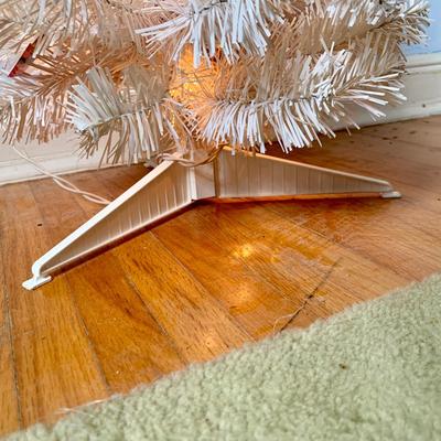 LOT 87 Z: Pair of 2" Pre-lit Christmas Trees