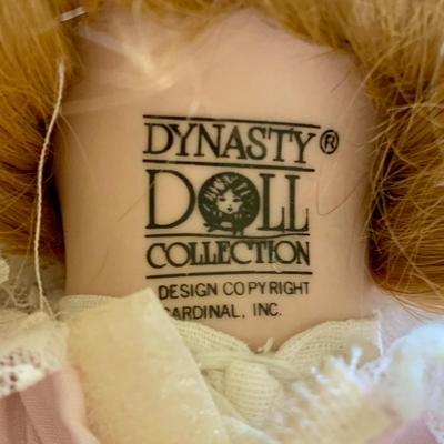 LOT 89 Y: Vintage Articulated Plastic Doll Collection & a Porcelain Dynasty Doll