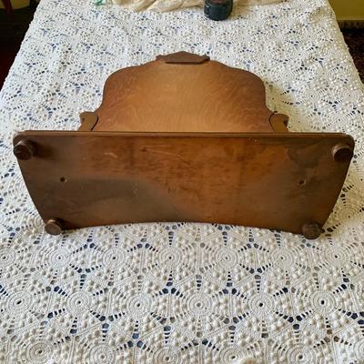 LOT 92 Y: Vintage Hollywood Regency Multi-Grain Figured Wood 6 Drawer Dresser w/ Removable Mirror