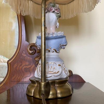 LOT 93 Y: Vintage Cordey Victorian Lord & Lady Bust Lamps