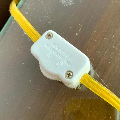 LOT 98 X: Pair of Stem Pedestal Lamps w/ Unique Floral Lampshades