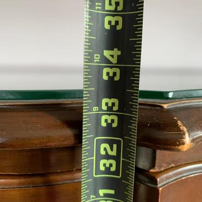 LOT 99 X: Vintage Union National Inc. 12 Drawer Chest Of Drawers w/ Glass Top & 6 Drawer Dresser