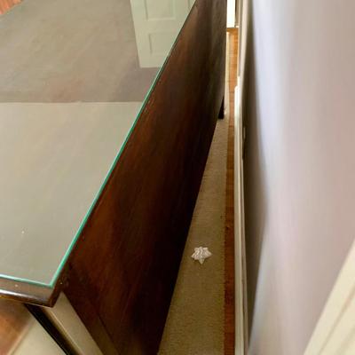 LOT 99 X: Vintage Union National Inc. 12 Drawer Chest Of Drawers w/ Glass Top & 6 Drawer Dresser