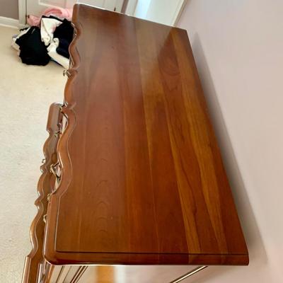 LOT 99 X: Vintage Union National Inc. 12 Drawer Chest Of Drawers w/ Glass Top & 6 Drawer Dresser