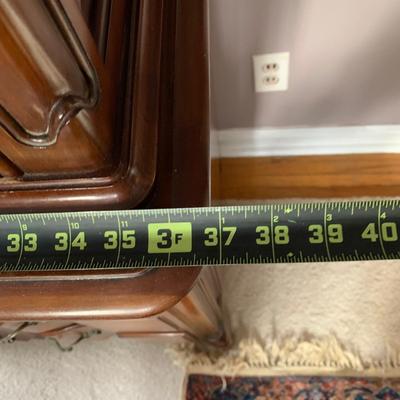 LOT 99 X: Vintage Union National Inc. 12 Drawer Chest Of Drawers w/ Glass Top & 6 Drawer Dresser