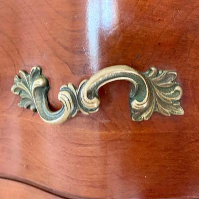 LOT 99 X: Vintage Union National Inc. 12 Drawer Chest Of Drawers w/ Glass Top & 6 Drawer Dresser