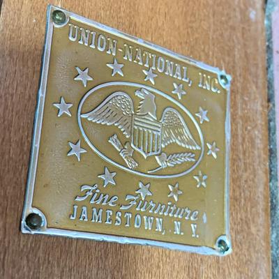 LOT 99 X: Vintage Union National Inc. 12 Drawer Chest Of Drawers w/ Glass Top & 6 Drawer Dresser