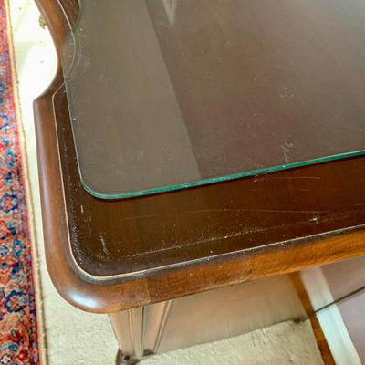 LOT 99 X: Vintage Union National Inc. 12 Drawer Chest Of Drawers w/ Glass Top & 6 Drawer Dresser