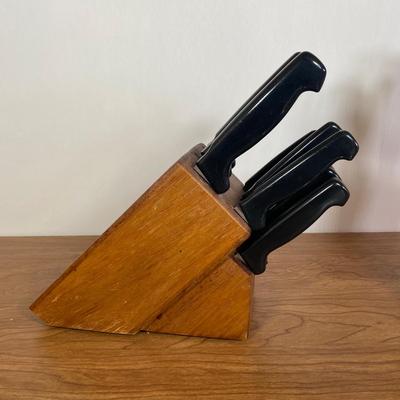 LOT 101K: Various Kitchen Knives and (2) Knife Block Sets