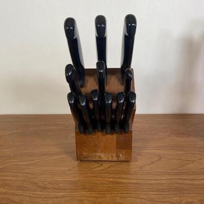 LOT 101K: Various Kitchen Knives and (2) Knife Block Sets