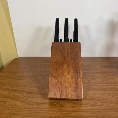 LOT 101K: Various Kitchen Knives and (2) Knife Block Sets
