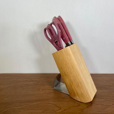 LOT 101K: Various Kitchen Knives and (2) Knife Block Sets