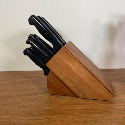 LOT 101K: Various Kitchen Knives and (2) Knife Block Sets