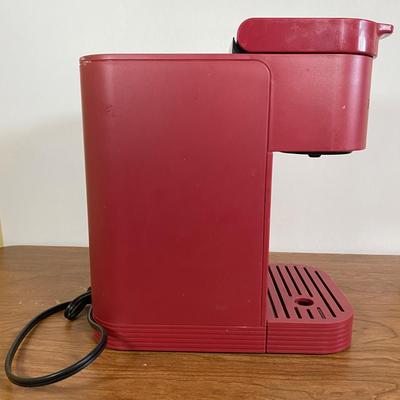 LOT 102K: Keurig K-Express Essentials Red Single Serve K-Cup Pod Coffee Maker & Cuisinart Toaster Oven Broiler