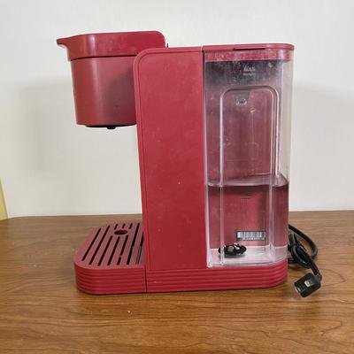 LOT 102K: Keurig K-Express Essentials Red Single Serve K-Cup Pod Coffee Maker & Cuisinart Toaster Oven Broiler