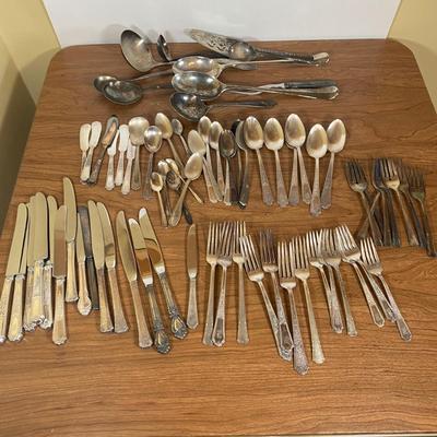 LOT 105K: Silver Plated Utensil Collection