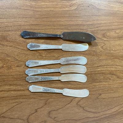 LOT 105K: Silver Plated Utensil Collection