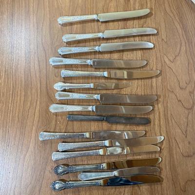 LOT 105K: Silver Plated Utensil Collection