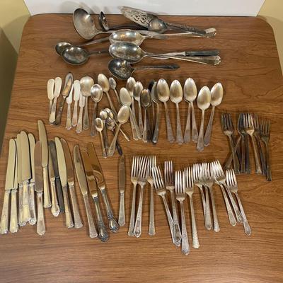 LOT 105K: Silver Plated Utensil Collection