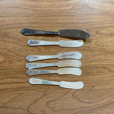 LOT 105K: Silver Plated Utensil Collection