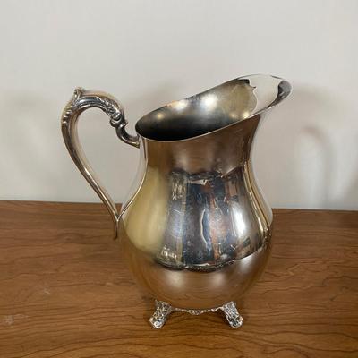 LOT 107D: Silverplate Pitchers and Servingware