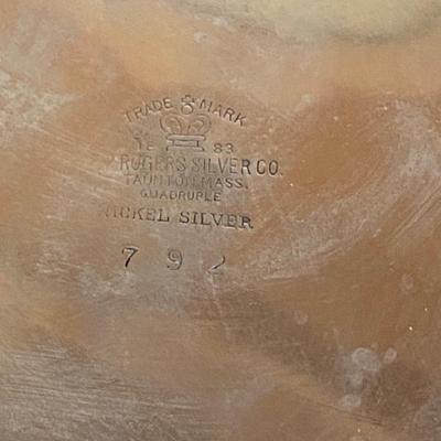 LOT 107D: Silverplate Pitchers and Servingware