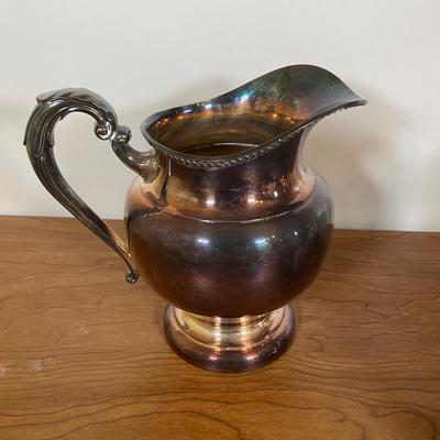 LOT 107D: Silverplate Pitchers and Servingware