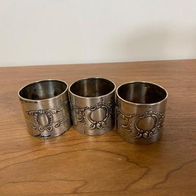 LOT 109D: Vintage Silver Plated Drinkware and Serving Trays