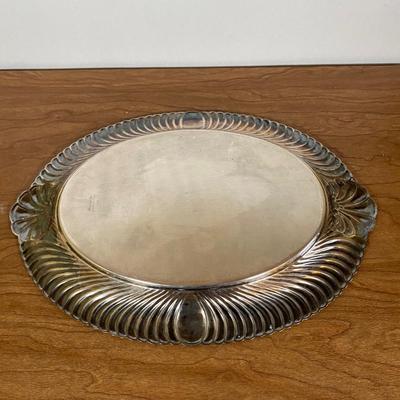 LOT 109D: Vintage Silver Plated Drinkware and Serving Trays