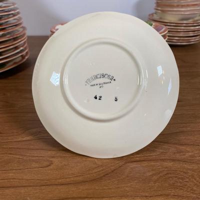 LOT 113D: Francesian Apple Fine China Mixed Set