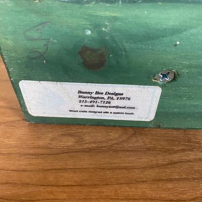 LOT 114: Handcrafted Santa Home Decor