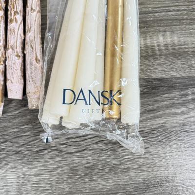 LOT 122D: Variety of Wax Candlesticks