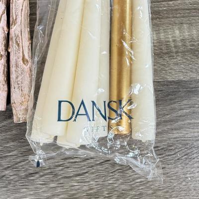 LOT 122D: Variety of Wax Candlesticks