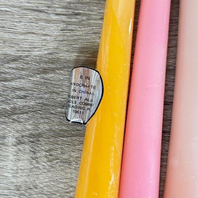 LOT 122D: Variety of Wax Candlesticks