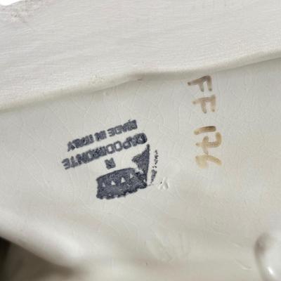 LOT 123F: Vintage Capodimonte Italy Porcelain Sculpture FF176 (13")