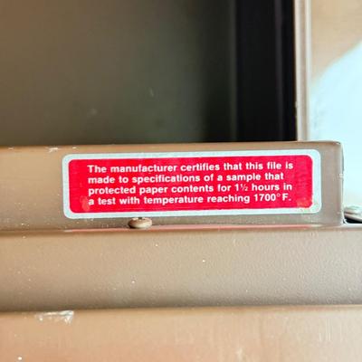 LOT 127F: Wooden Office 2-drawer Filing Cabinet