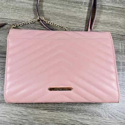 LOT 129F: Pink Steve Madden Purse & Floral Rosetti Bag
