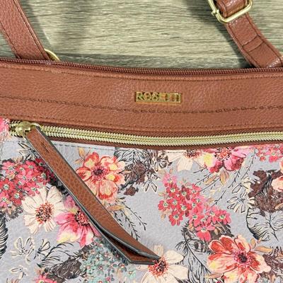 LOT 129F: Pink Steve Madden Purse & Floral Rosetti Bag