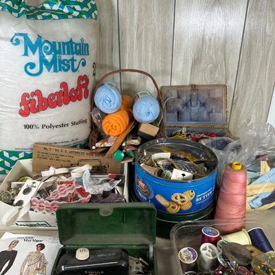 LOT 142B: Crafting / Sewing Materials Supplies & More!